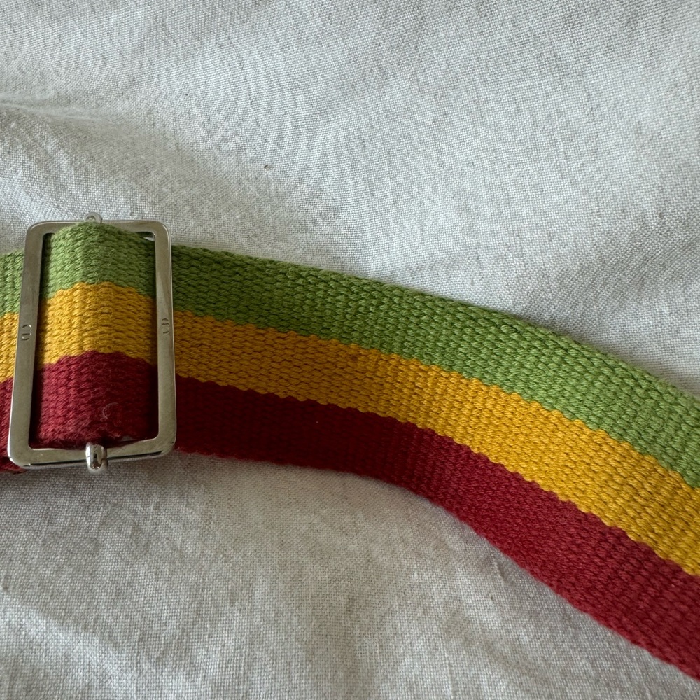 VINTAGE DIOR RASTA DOUBLE SADDLE BAG - Picture 3 of 10